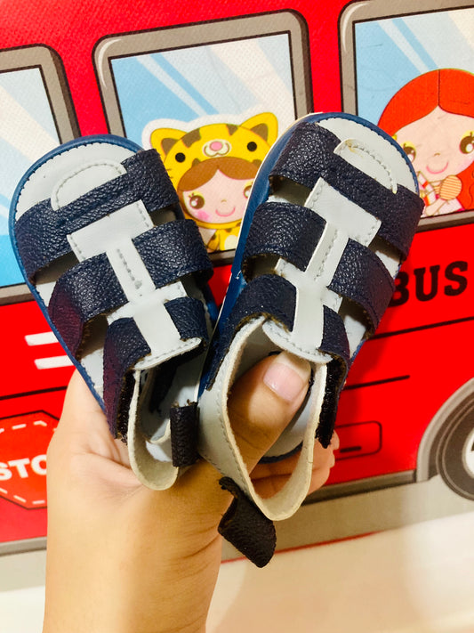 Blue & Grey Sandals for Baby Boy