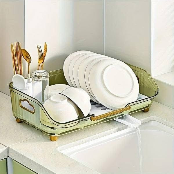 Acrylic Luxury Kitchen Dish Drain Rack