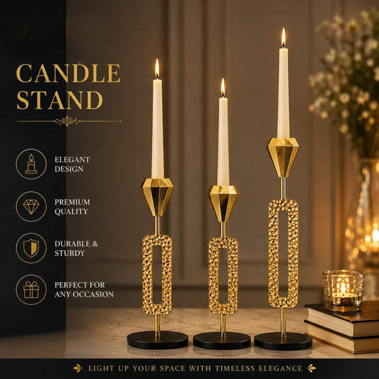3 Pcs / Set Modern Candles Stand