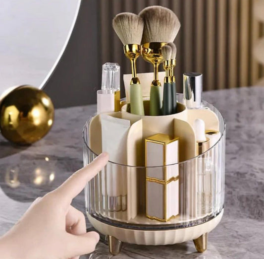 Rotating Cosmetics Brushes Holder