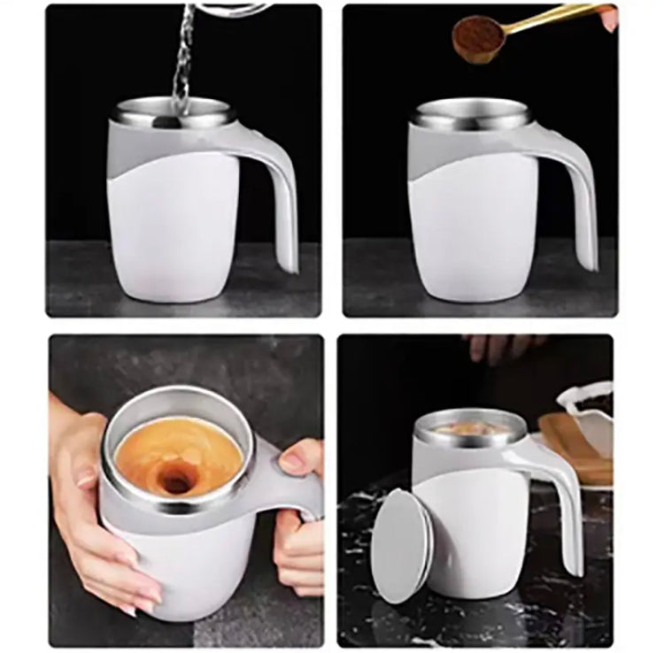 Self Stiring Stainless Steel Insulated Mug