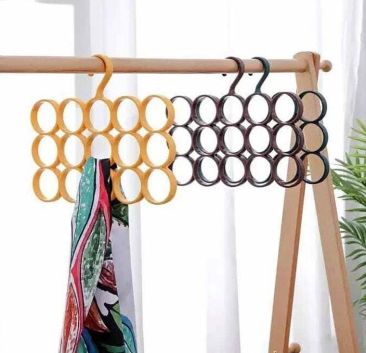 Multipurpose Scarf Storage Hanger with 15 Holes