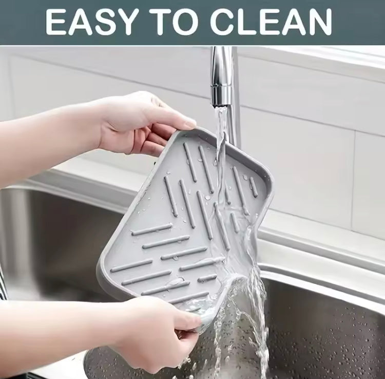 Silicone Self Draining Sink Tray