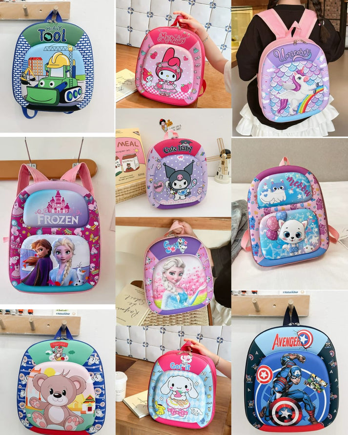 3D Cute Cartoon Kids School Bags High Quality