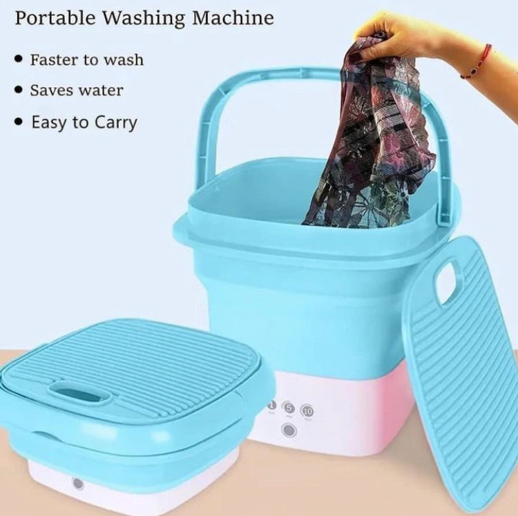 1.8L Foldable Washing Machine with Drying Bucket