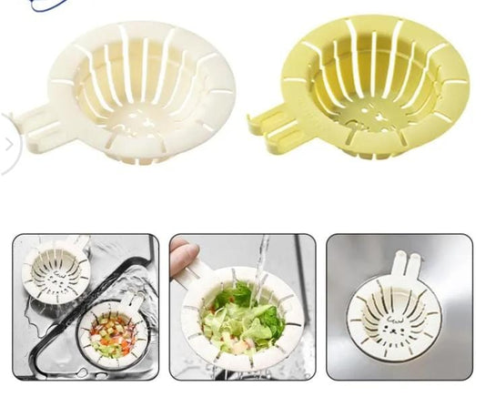 2 Pcs Set of Leftovers Sink Drainer Basket