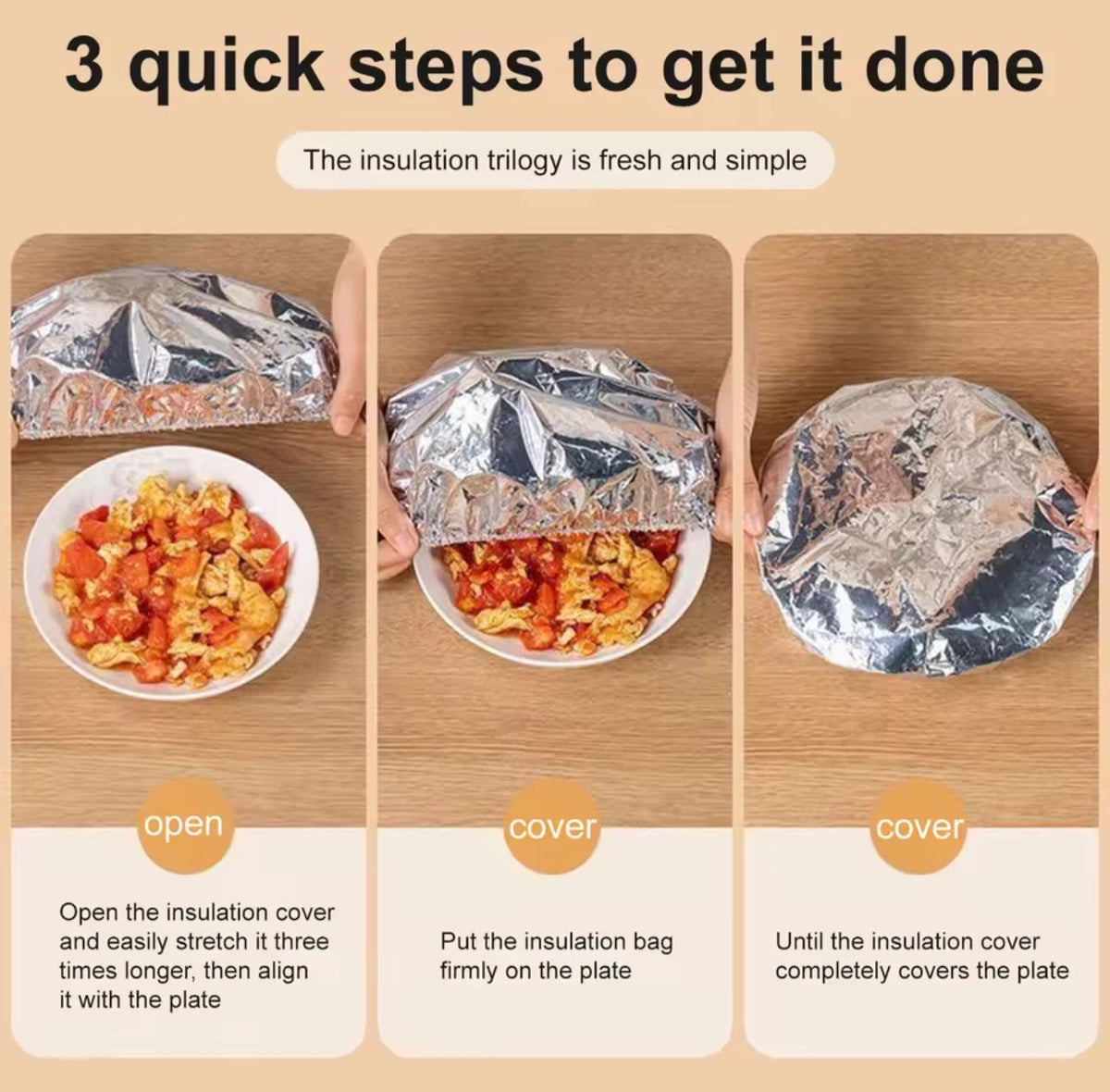 10 Pcs Set Food Preservation Aluminium Foil