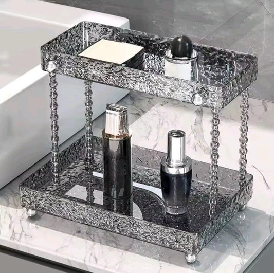 Acrylic Double Layer Multipurpose Organizer