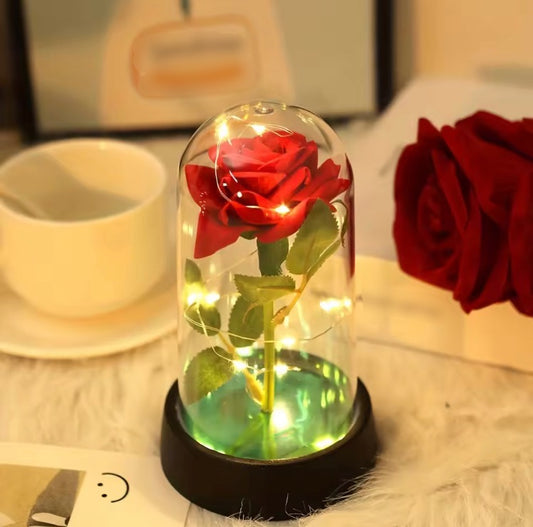 LED Rose Flower Ornament for Home Decor / Gift