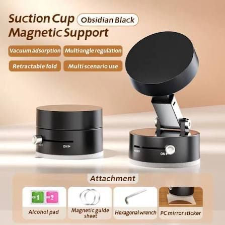 Foldable Portable Magnetic Mobile Phone Holder for All Mobile Types