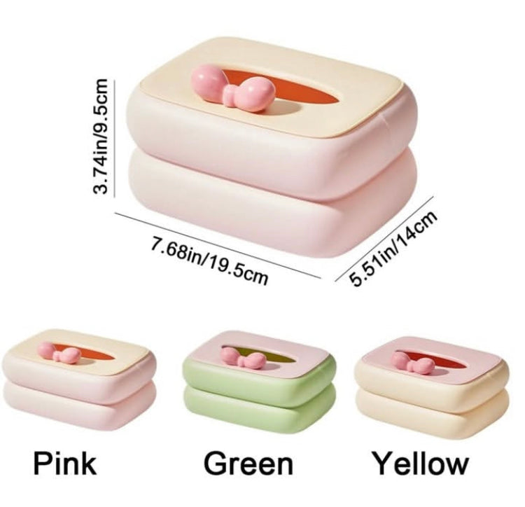 Creative Pastel Shades Tissue Box