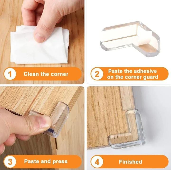 4 Pcs Silicone Table Corner Protectors for Kids