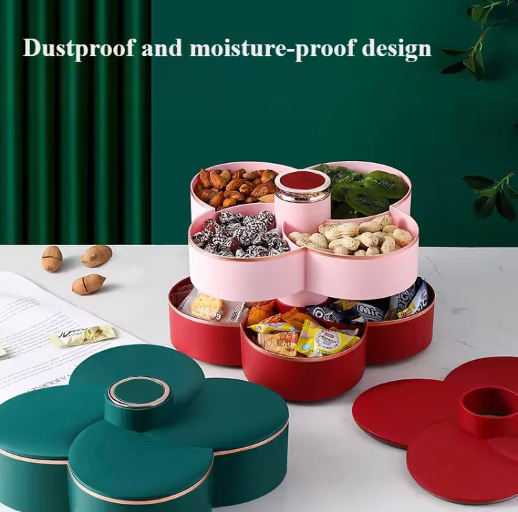 Double Layer Rotating Heavy  Dry Fruits