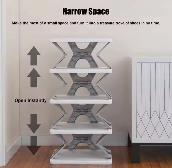 Multilayers Foldable Shoes Rack