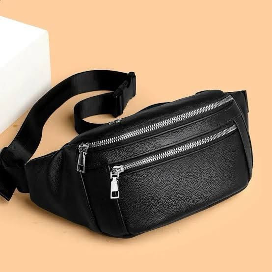 Double Zip Travel Crossbody Waist Bag