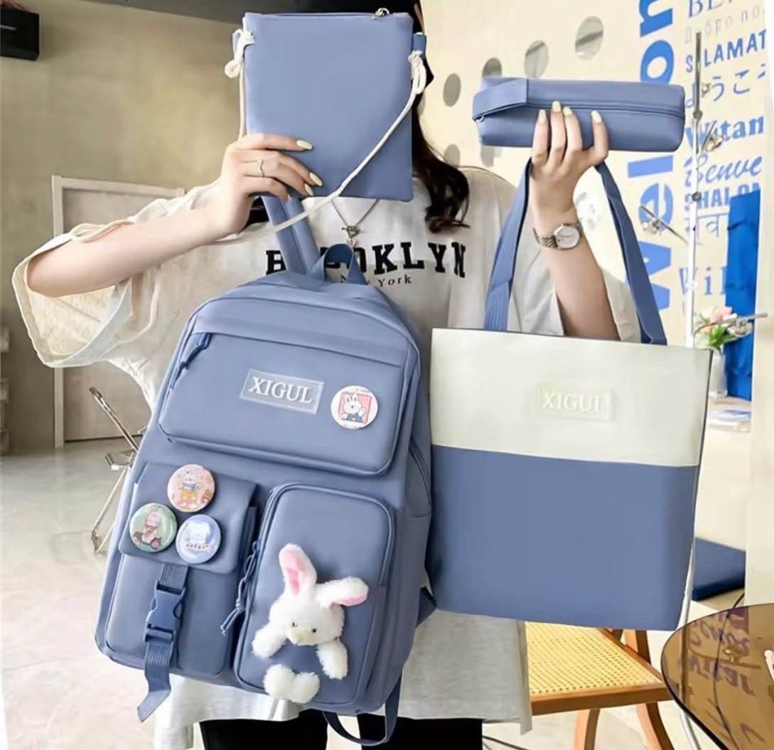 4 Pcs Imported Bag Pack Set