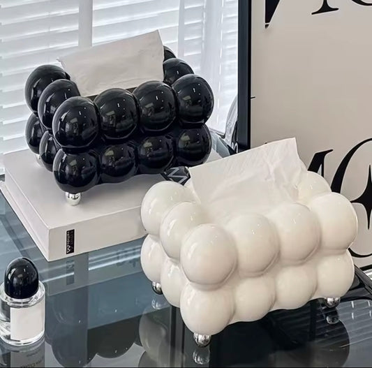 Nordiac Acrylic Cloud Design Tissue Box Holder