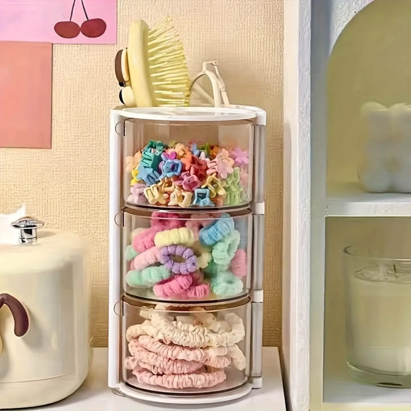 360 Rotating Desktop Cosmetics Organizer