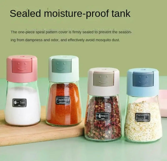 3 Pcs Set Kitchen Press Type Quantitative Control Bottle