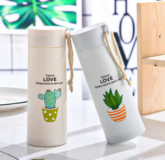 400ml Travel Friendly Glass Water Bottle