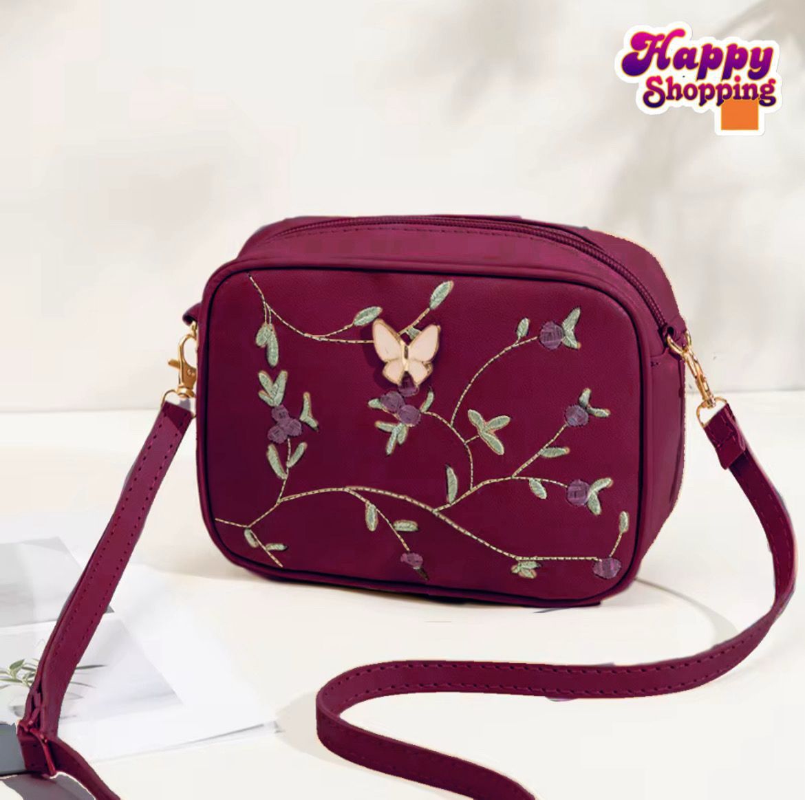 Embrioded Stylish Crossbody Bag for Girls