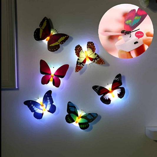 Decorative LED Self Adhesive Butterfly Blink Light