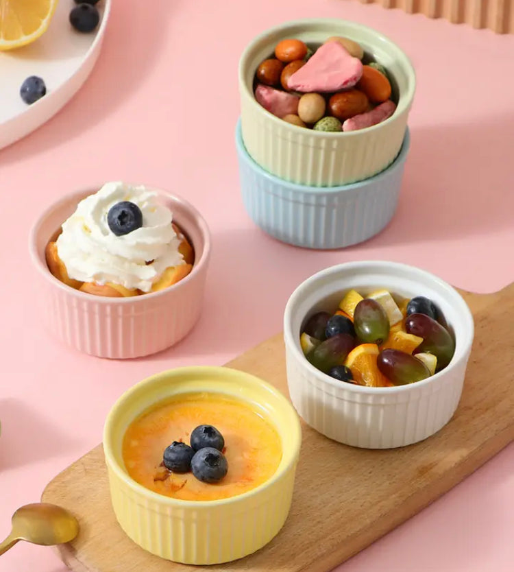 Pack of 6 Heat Resistant Ceramic Bowls