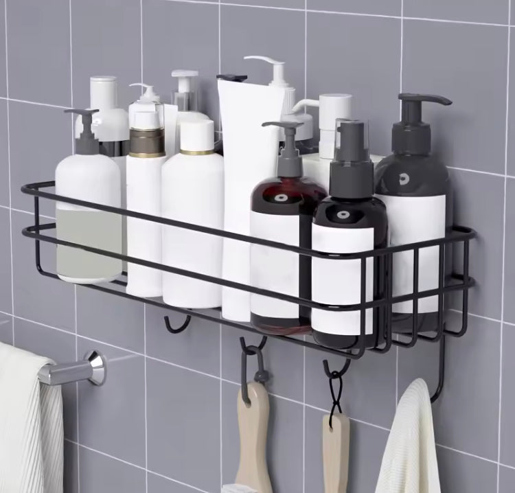 Wall Adhesive Multipurpose Rack with four Hooks