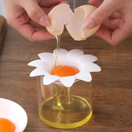 1 Pc Flower Shape Cute Egg Separator