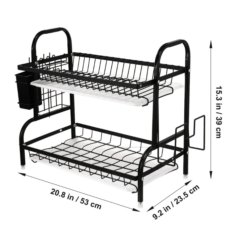 Multi Layered Plates Dish Bowl Rack Organizer