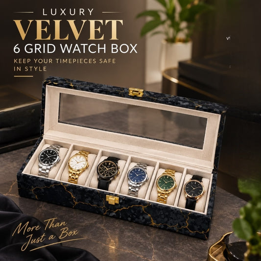 Luxury Velvet Watch & Bracelet Box
