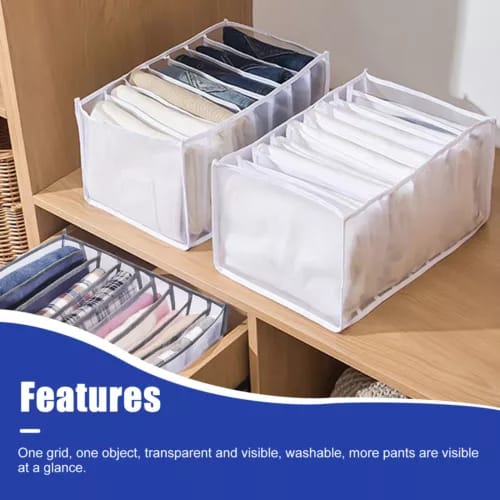 7 Grids Jeans Clothes Organizer Best Quality