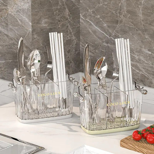 Transparent Utensils Storage Holder