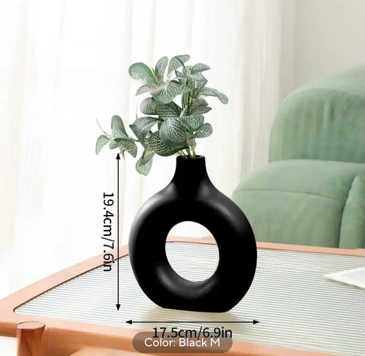 3 Pcs Flower Display Decorative Vases Set