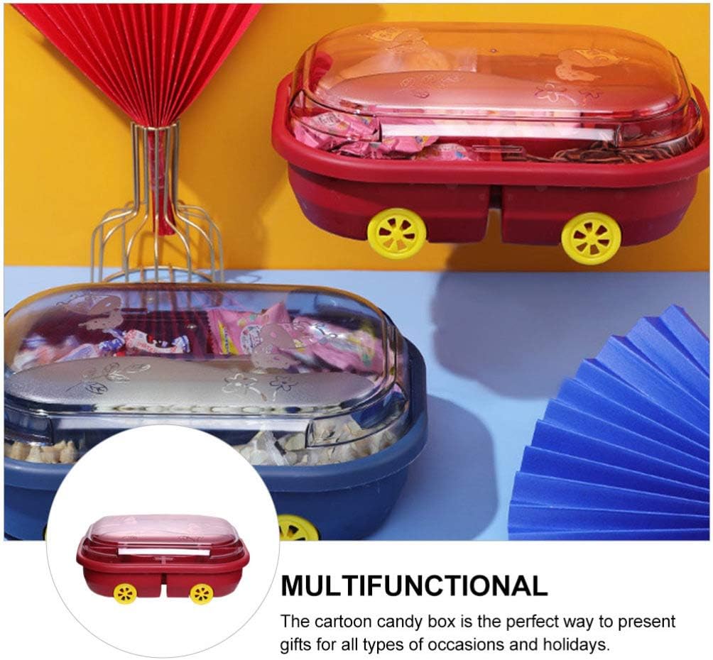 Car Style Multi Grids Candy Box with Lid & Gift Box Packaging