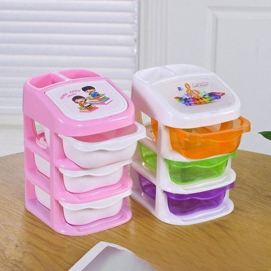 3 Drawer Desktop Multipurpose Storage Boxes