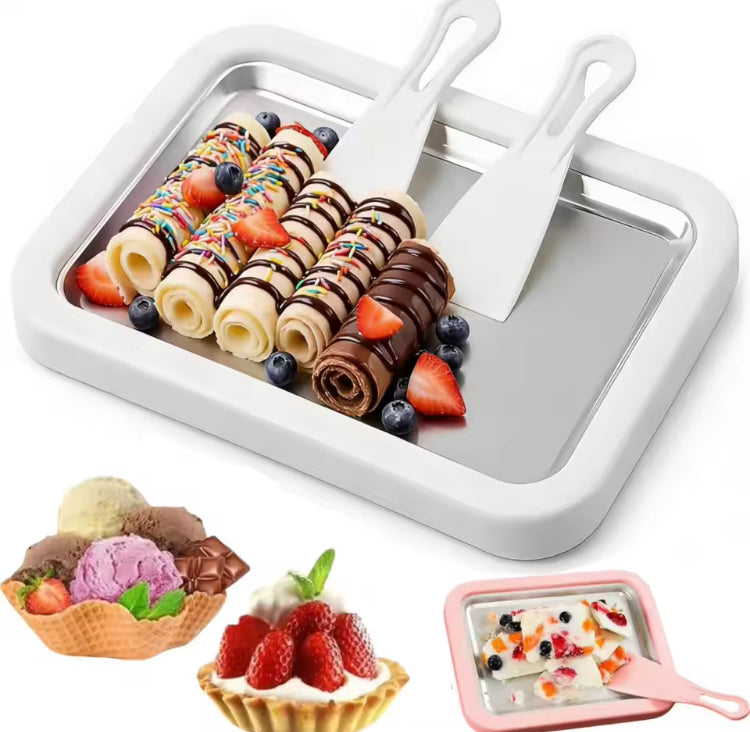 Instant Fresh Homemade Rolled Ice Cream Maker