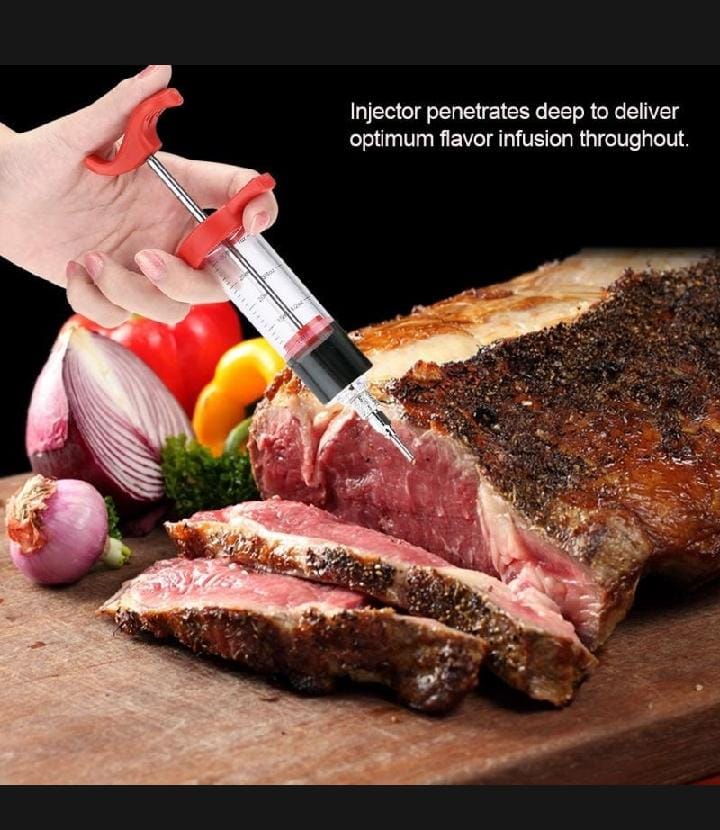 BBQ Meat Chicken Flavour Seasoning Injector Syringe