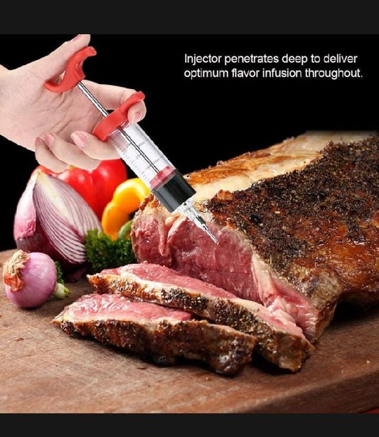 BBQ Meat Chicken Flavour Seasoning Injector Syringe