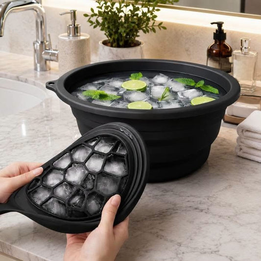 Silicone Foldable Facial Face Ice Bowl