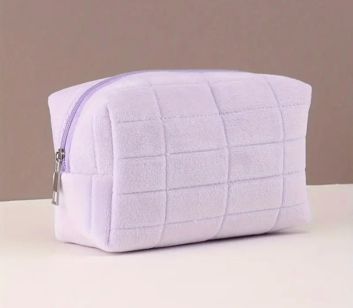 Large Capacity Soft Plush Makeup Bag