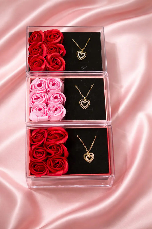 Necklace Rose Gift Box for your Beloved Ones