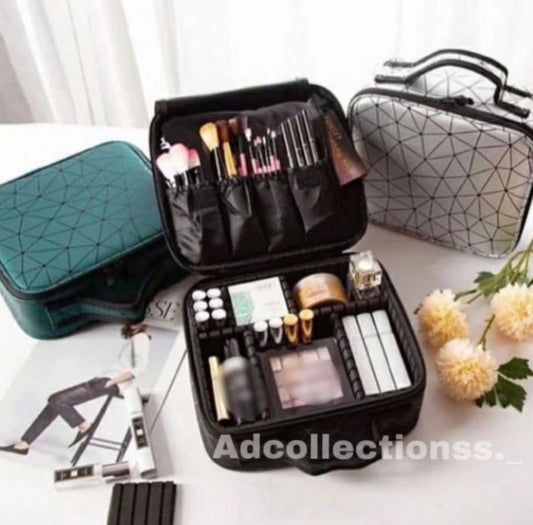 Professional PU Leather Makeup Cosmetics Case