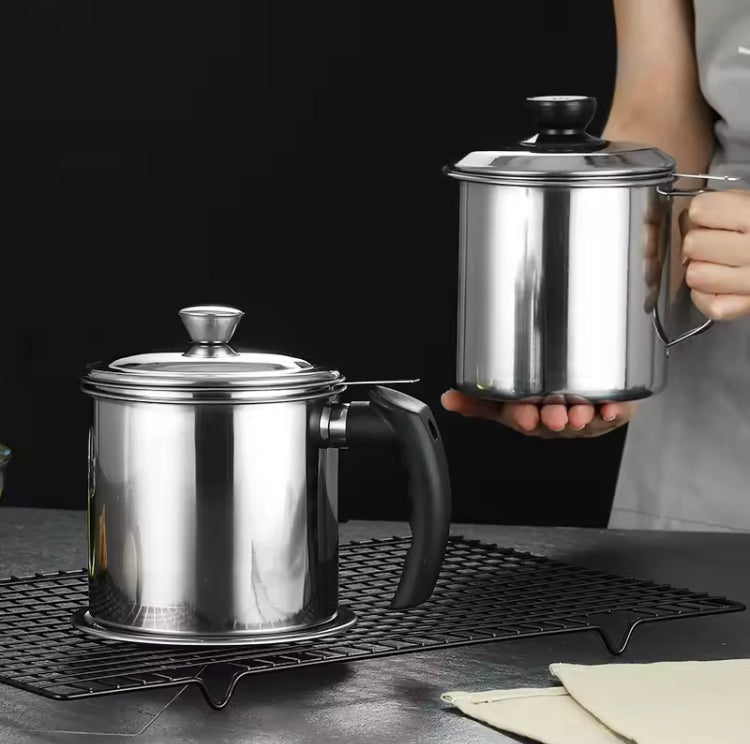 1.3 Litre Stainless Steel Oil Filter Pot