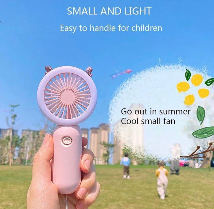 LED Portable Handheld Rechargeable Fan