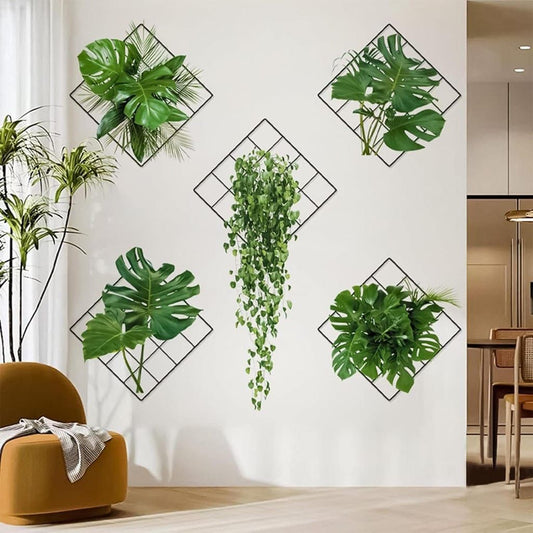 5 Pcs Set 3D Grass Wall Stickers