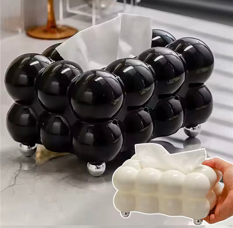 Nordiac Acrylic Cloud Design Tissue Box Holder