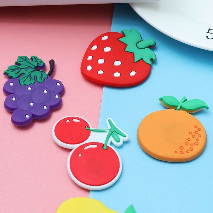 6 Pcs Fruit Fridge Magnets