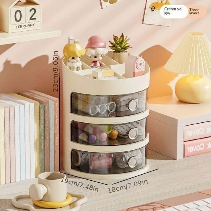 3 Layer Jewellery and Cosmetics Organizer