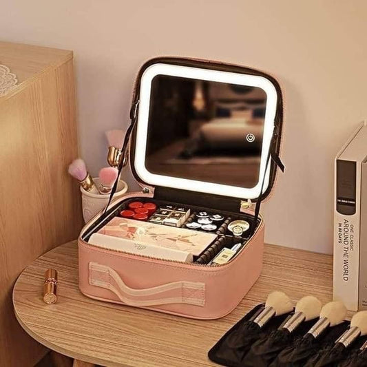 Cosmetics LED Vanity Bag with Touch Sensor